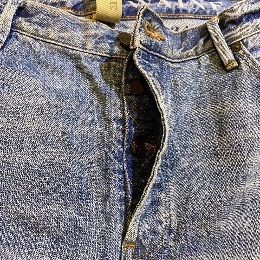 BURBERRY BRIT Men's Steadman SLIM Denim Jeans Button Fly 40